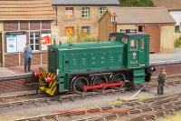 9771 Heljan Ruston 165DE 0-6-0 Industrial Diesel Shunter number 45 in NCB Dark Green livery